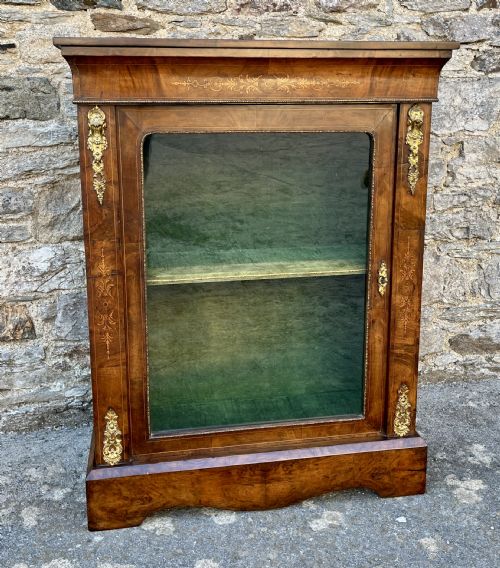 Victorian Walnut Pier Cabinet