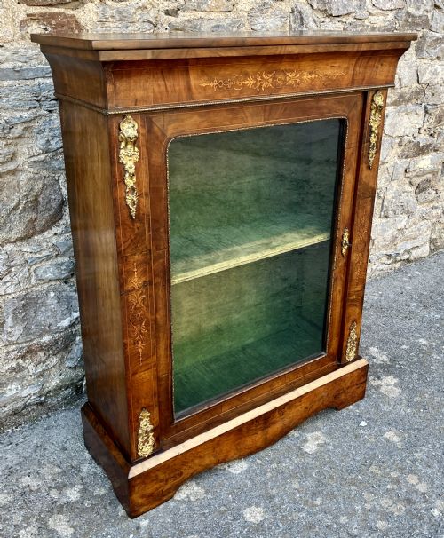 fig 1. Victorian Walnut Pier Cabinet