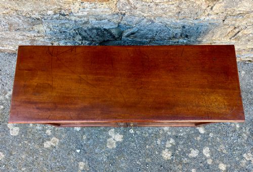 VICTORIAN MAHOGANY MILITARY FILING CABINET - ADDITIONAL PHOTO 8