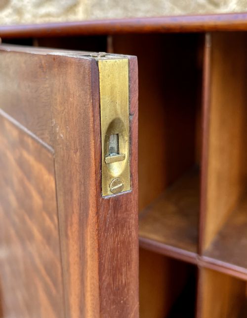VICTORIAN MAHOGANY MILITARY FILING CABINET - ADDITIONAL PHOTO 13