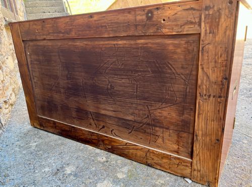 VICTORIAN MAHOGANY MILITARY FILING CABINET - ADDITIONAL PHOTO 15