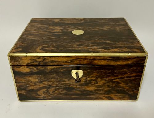 Victorian Coromandel Fitted Collector's Box