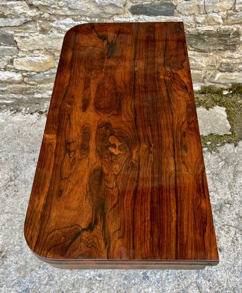 REGENCY ROSEWOOD CARD TABLE - ADDITIONAL PHOTO 15