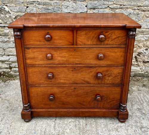 fig 1. Victorian Mahogany Chest of Drawers