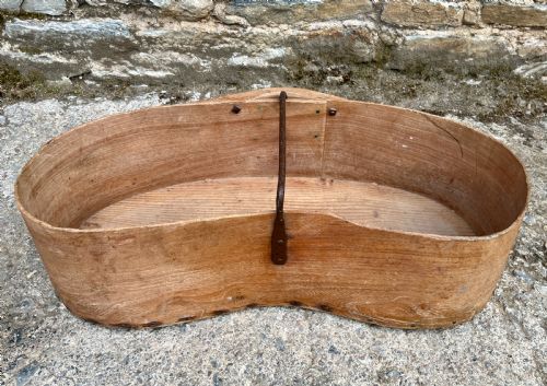 Antique East Anglian Bentwood Seed Lip