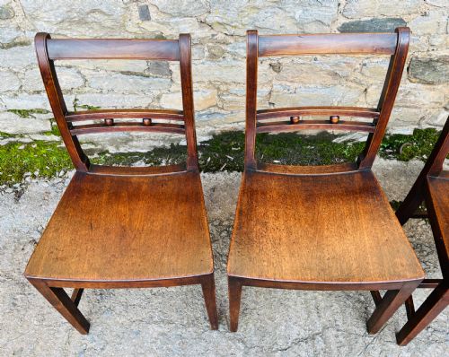 fig 2. Set of 4 Georgian Suffolk Ball Back Chairs