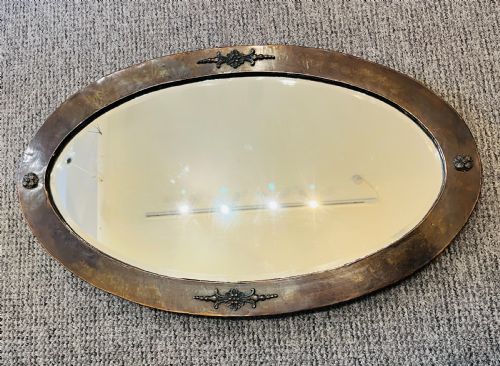 ARTS AND CRAFTS COPPER MIRROR - ADDITIONAL PHOTO 6