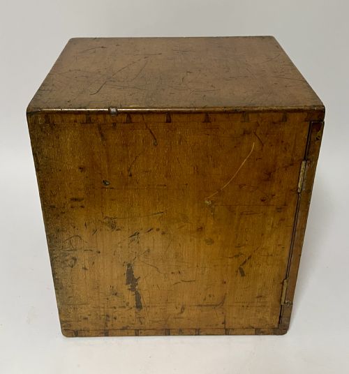 ANTIQUE MICROSCOPE SLIDE CABINET - ADDITIONAL PHOTO 9