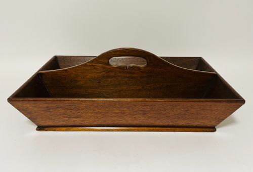 Antique Mahogany Cutlery Tray