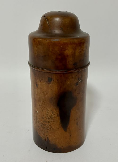 fig 1. Large Treen Sycamore Apothecary Bottle Holder