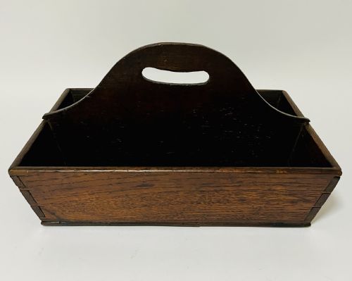 Georgian Oak Cutlery Tray