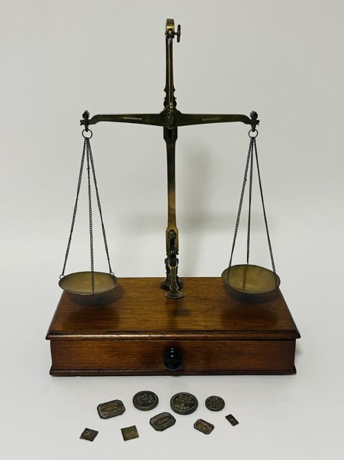 Antique Avery Apothecary Scales and Weights