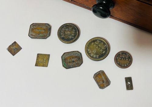 fig 1. Antique Avery Apothecary Scales and Weights