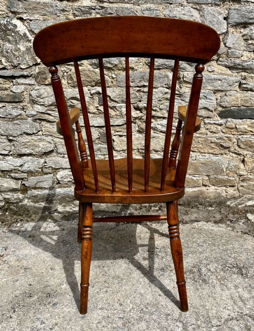 ANTIQUE WINDSOR FARMHOUSE CHAIR - ADDITIONAL PHOTO 5