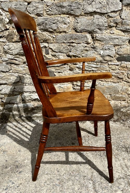 ANTIQUE WINDSOR FARMHOUSE CHAIR - ADDITIONAL PHOTO 10