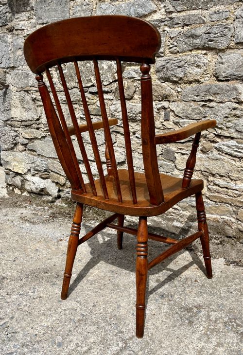 ANTIQUE WINDSOR FARMHOUSE CHAIR - ADDITIONAL PHOTO 11