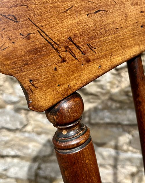 ANTIQUE WINDSOR FARMHOUSE CHAIR - ADDITIONAL PHOTO 12
