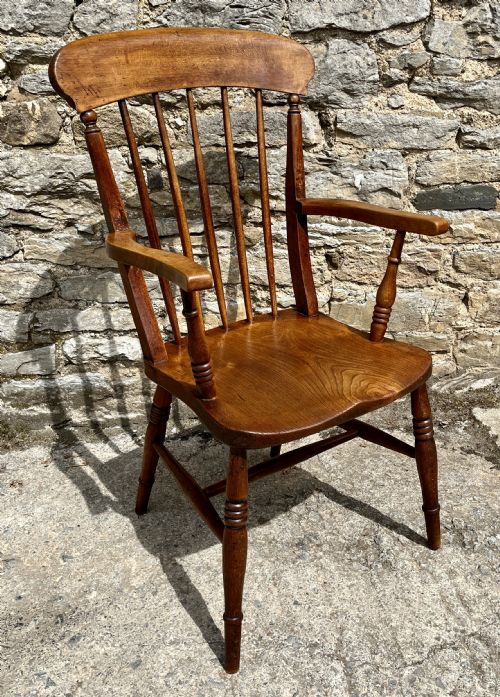 ANTIQUE WINDSOR FARMHOUSE CHAIR - ADDITIONAL PHOTO 13