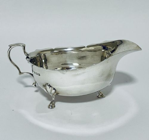Antique Silver Sauce Boat