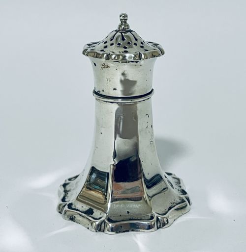 fig 1. Antique Silver Pepper Pot