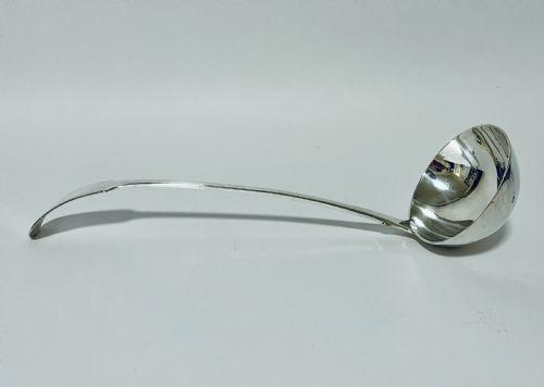 Large Georgian Silver Serving Ladle
