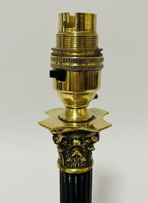 ANTIQUE CORINTHIAN COLUMN TABLE LAMP - ADDITIONAL PHOTO 3