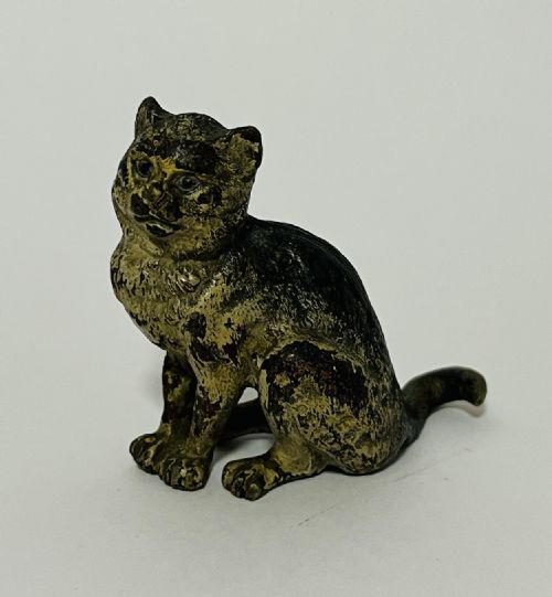 Austrian Cold Painted Bronze Cat