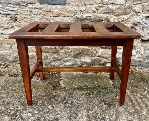 fig 1. Antique Mahogany Luggage Rack