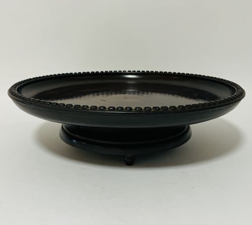 ANTIQUE SWISS MUSICAL WOODEN FRUIT BOWL - ADDITIONAL PHOTO 1
