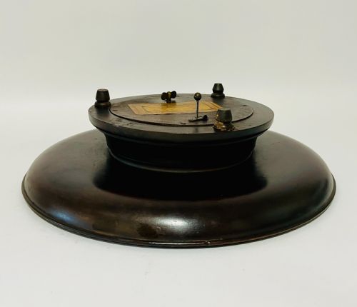 ANTIQUE SWISS MUSICAL WOODEN FRUIT BOWL - ADDITIONAL PHOTO 5