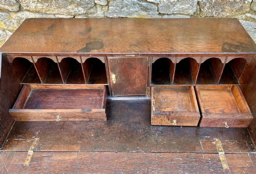 GEORGIAN OAK BUREAU - ADDITIONAL PHOTO 8