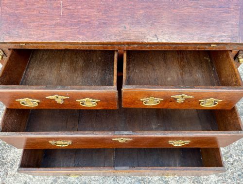 GEORGIAN OAK BUREAU - ADDITIONAL PHOTO 12