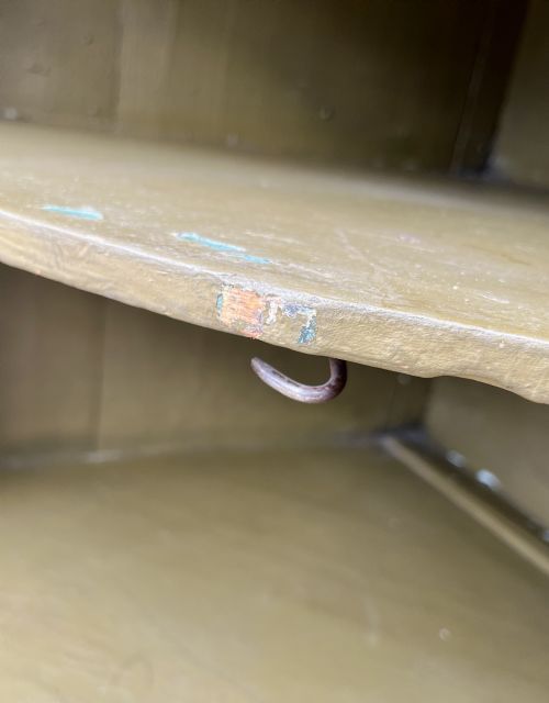GEORGIAN MAHOGANY HANGING CORNER CUPBOARD - ADDITIONAL PHOTO 6