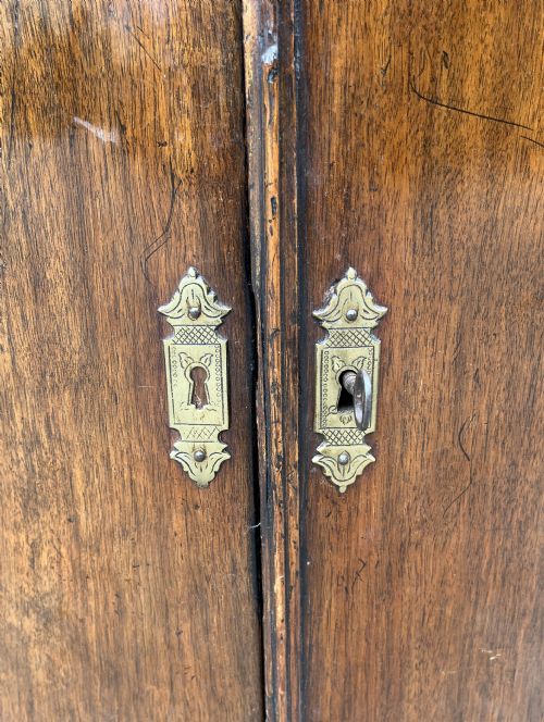 GEORGIAN MAHOGANY HANGING CORNER CUPBOARD - ADDITIONAL PHOTO 9