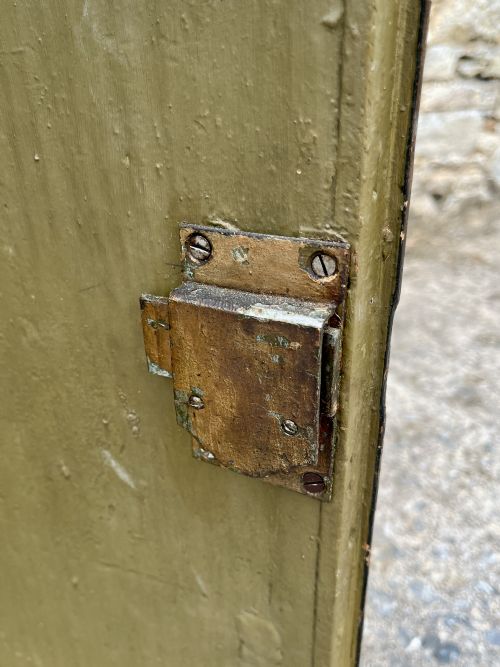 GEORGIAN MAHOGANY HANGING CORNER CUPBOARD - ADDITIONAL PHOTO 10