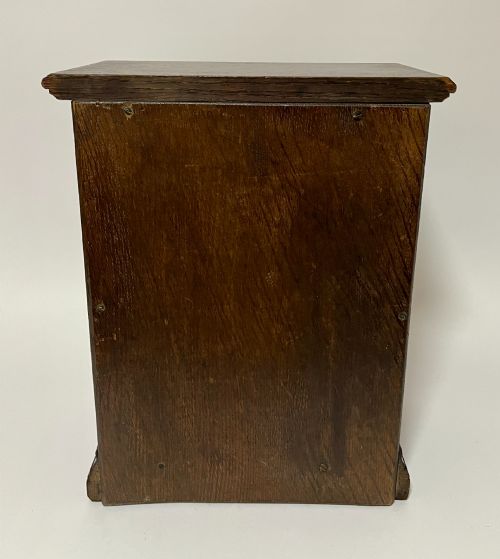 ANTIQUE MINIATURE OAK TABLETOP CHEST OF DRAWERS - ADDITIONAL PHOTO 6