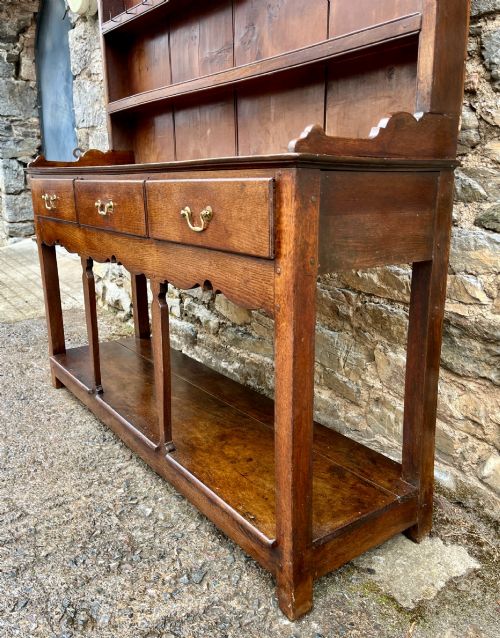 GEORGIAN OAK POTBOARD DRESSER - ADDITIONAL PHOTO 5