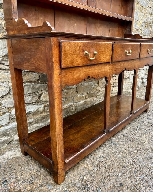 GEORGIAN OAK POTBOARD DRESSER - ADDITIONAL PHOTO 6