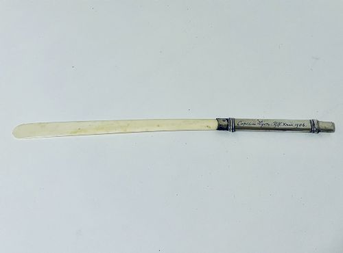 Antique Silver Page Turner with Pencil