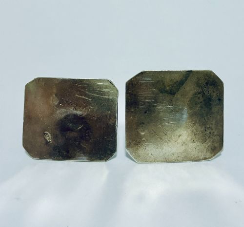 PAIR MINIATURE SILVER CONTINENTAL FIGURES - ADDITIONAL PHOTO 4