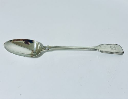 Victorian Silver Serving Spoon