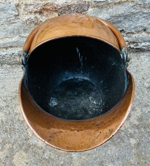 fig 2. Victorian Copper Coal Scuttle