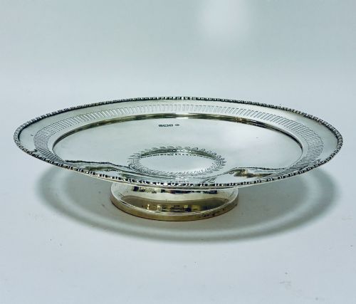 ANTIQUE SILVER TAZZA