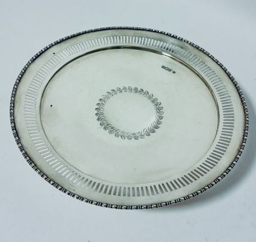 ANTIQUE SILVER TAZZA - ADDITIONAL PHOTO 1