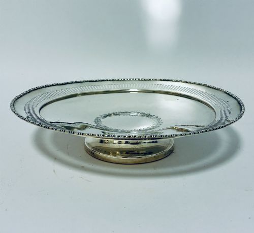 ANTIQUE SILVER TAZZA - ADDITIONAL PHOTO 2