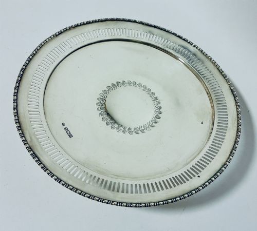 ANTIQUE SILVER TAZZA - ADDITIONAL PHOTO 3