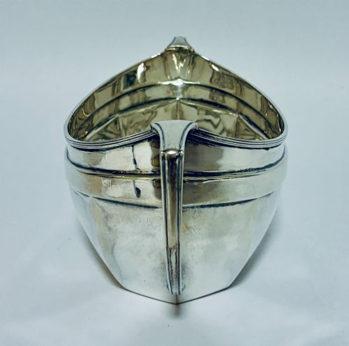 ANTIQUE SILVER TWIN HANDLED SUGAR BOWL - ADDITIONAL PHOTO 6