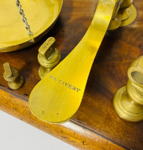 fig 2. Large Antique W&T Avery Scales