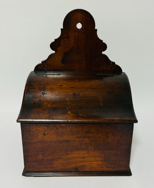 Georgian Mahogany Candle / Salt Box