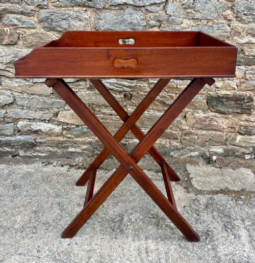 ​Victorian Mahogany Folding Butler’s Tray